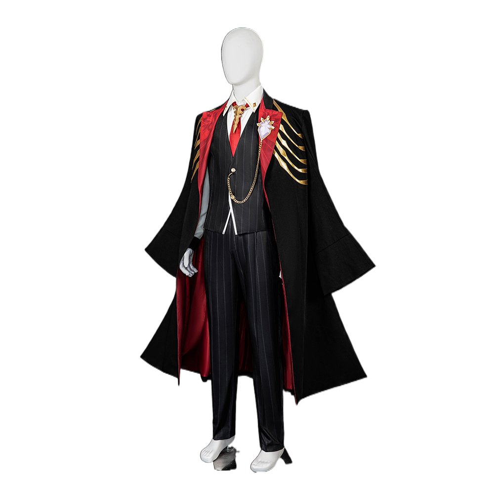 Costume de Duke Inferno Ifrit, Tenue de Cosplay Honkai Star Rail avec Couronne