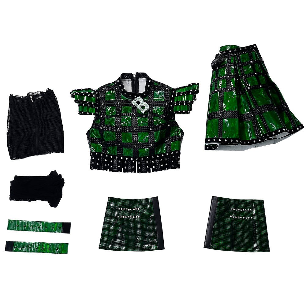 Costume Anne Boleyn Vert - Déguisement Six the Musical