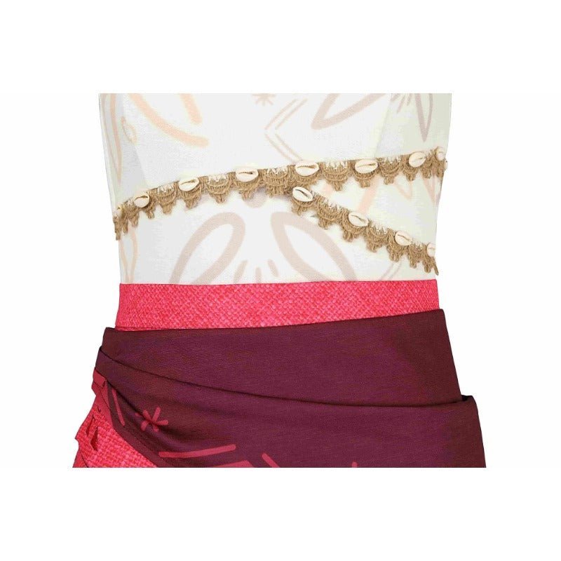 Ensemble Cosplay Moana 2 pour Femmes - Costume de Spectacle pour Romance Océanique