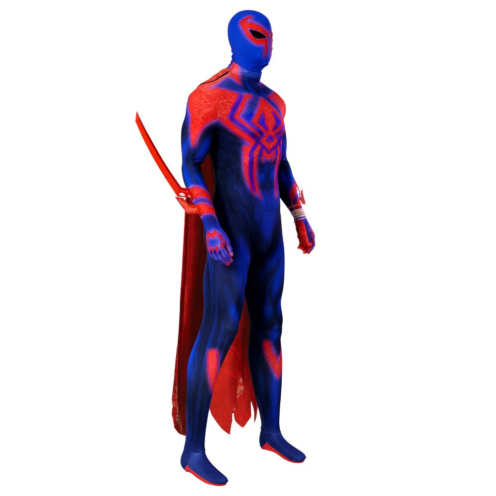 Costume Spider-Man: À Travers le Spider-Verse - Combinaison Cosplay avec Cape