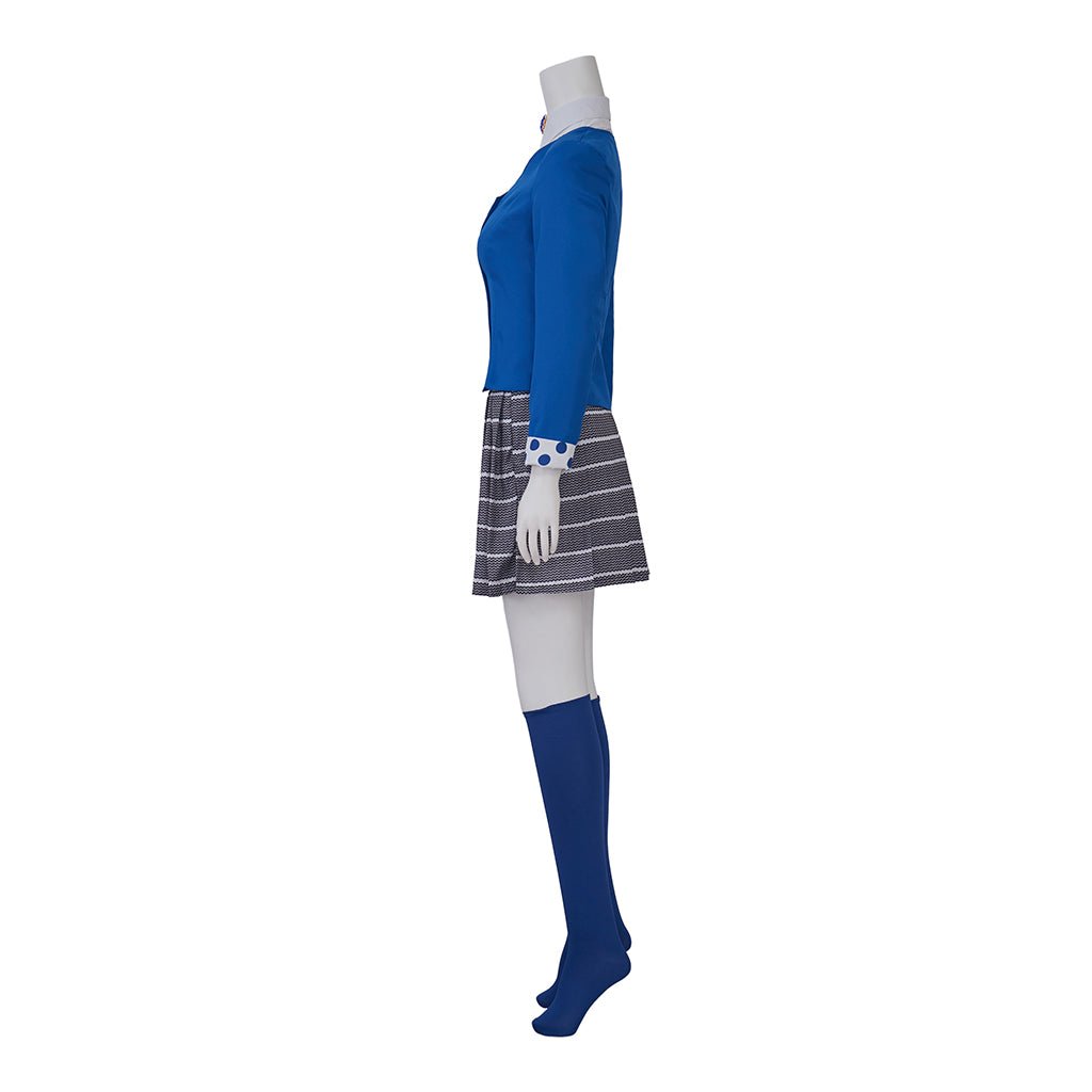 Costume Cosplay Heathers Bleu Uniforme JK Femme Fille pour Conventions et Halloween