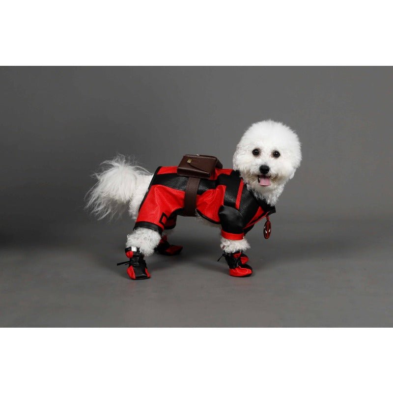 Costume Cosplay Chien Deadpool - Vêtement Super Héros pour Animaux pour Halloween & Fêtes