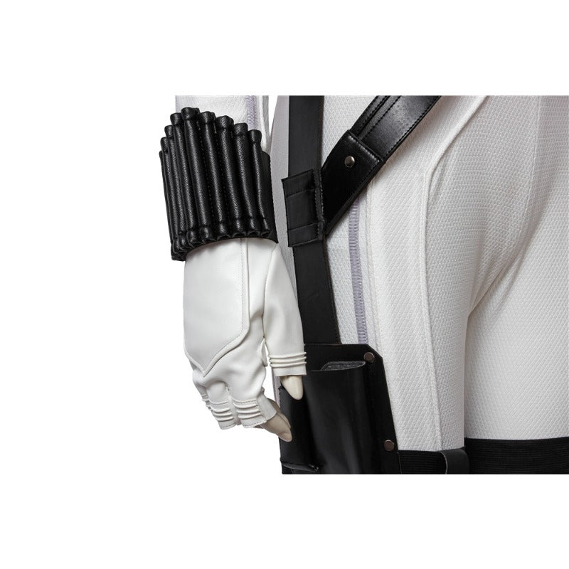Costume Cosplay Veuve Noire Combinaison Blanche Natasha Romanoff Fait Main