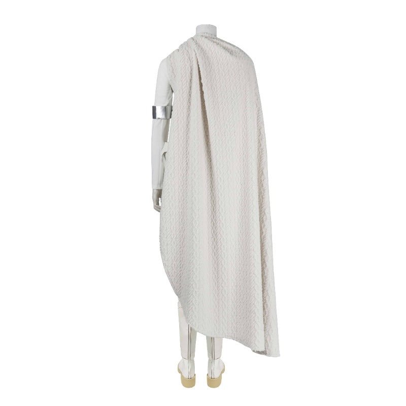 Costume Cosplay Reine Amidala Padmé - Tenue de Combat Blanche avec Cape pour Femmes