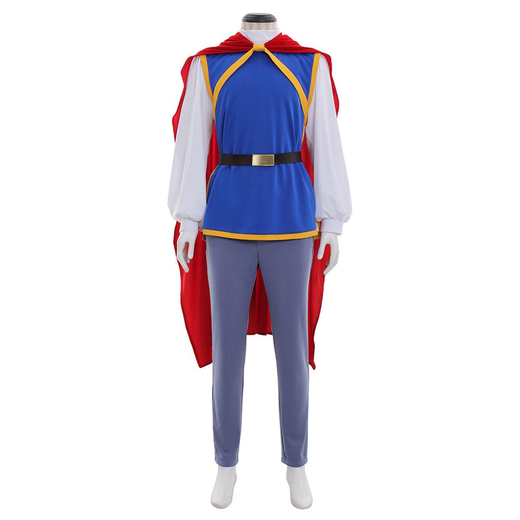Costume Prince Charmant Cosplay | Ensemble Complet pour Homme avec Cape pour Halloween & Carnaval