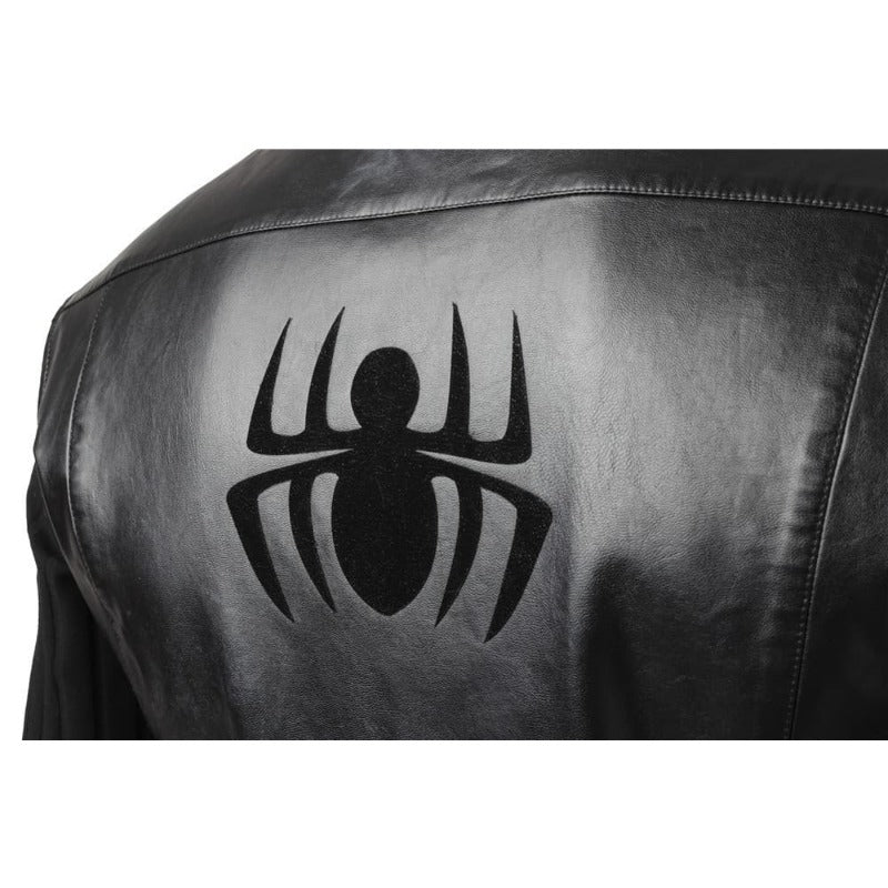 Costume Cosplay Spider-Man Noir de Spiderman: Into the Spider-Verse avec Chaussures