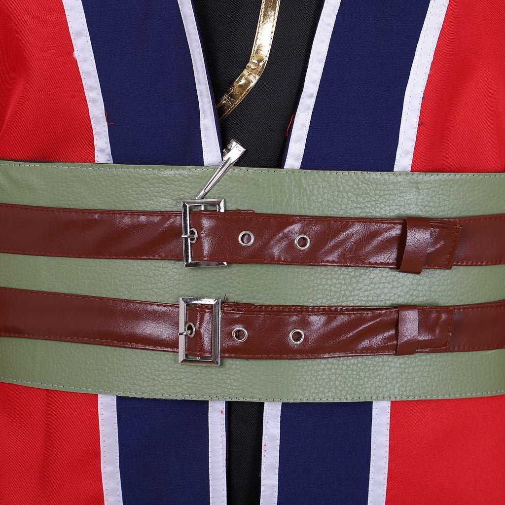 Costume Cosplay Final Fantasy X Auron | Ensemble Complet Rouge pour Rôle Play
