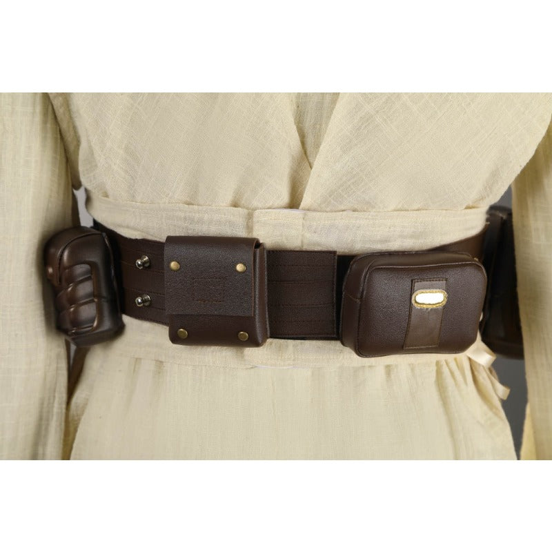 Costume Cosplay Obi-Wan Kenobi Ensemble Complet Robe Cape pour Halloween Fans Star Wars