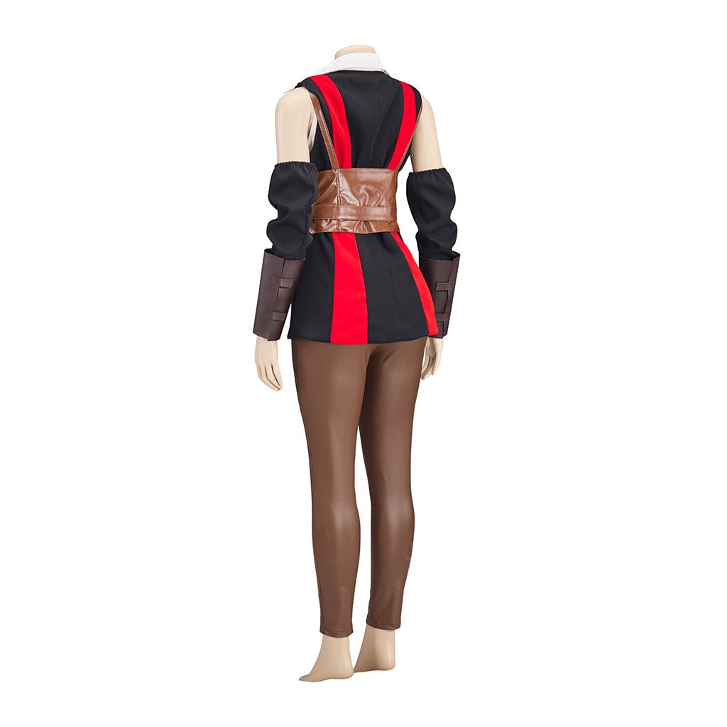 Ensemble Veste et Pantalon en Cuir PU pour Femme – Idéal pour Cosplay et Tenues Tendance