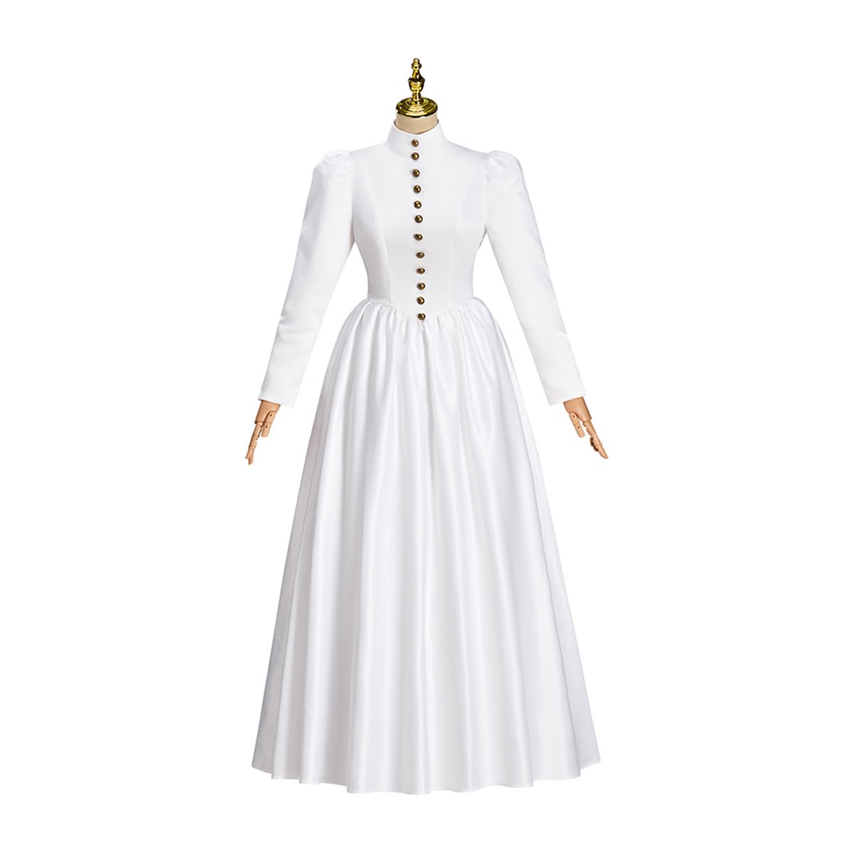 Robe Blanche Victorienne Costume Cosplay – Tenue Élégante Gothic Lolita Pour Thèmes Renaissance