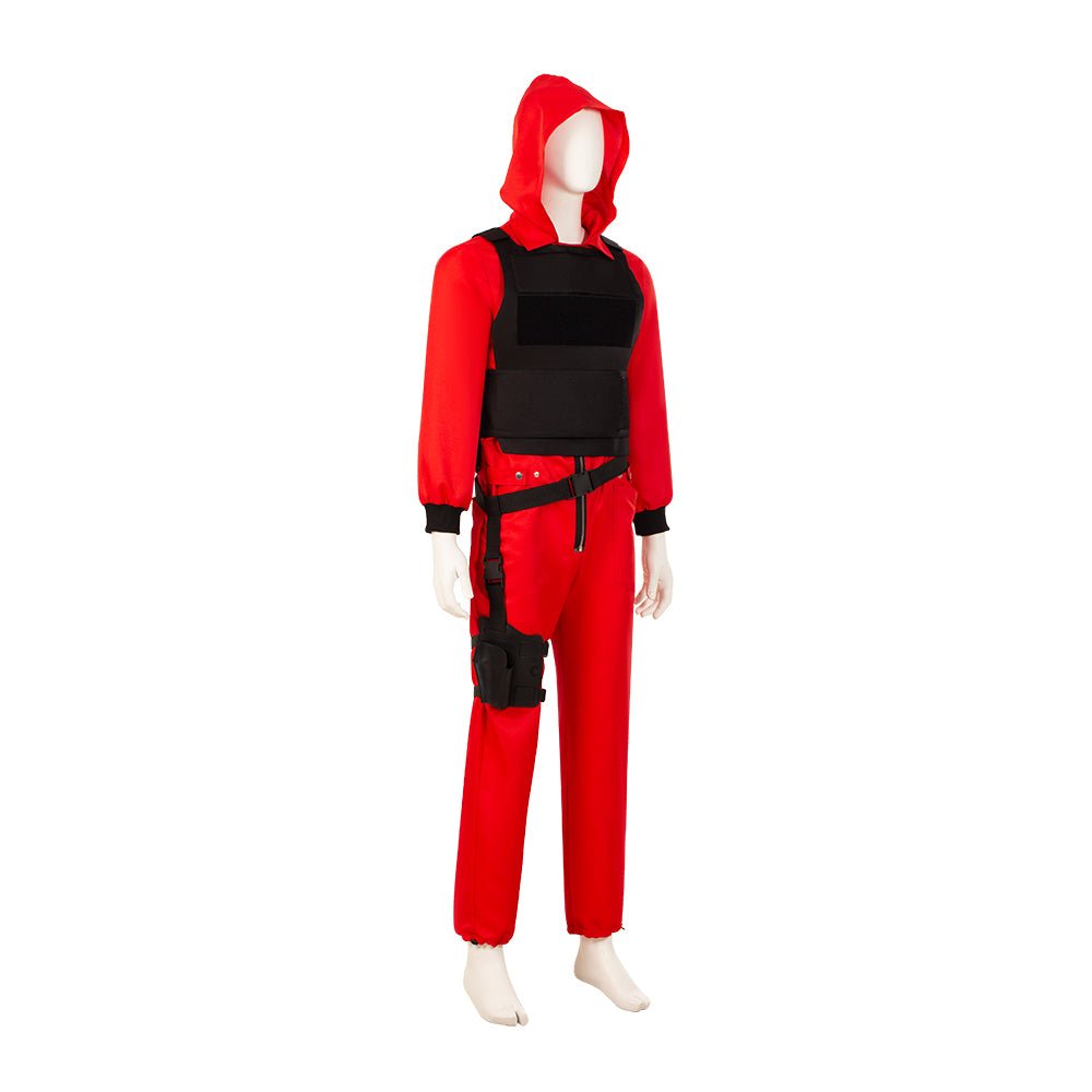 Costume Cosplay Équipe Dali Saison 5 Paper Money Heist - Tenue de Performance pour Halloween Homme et Femme