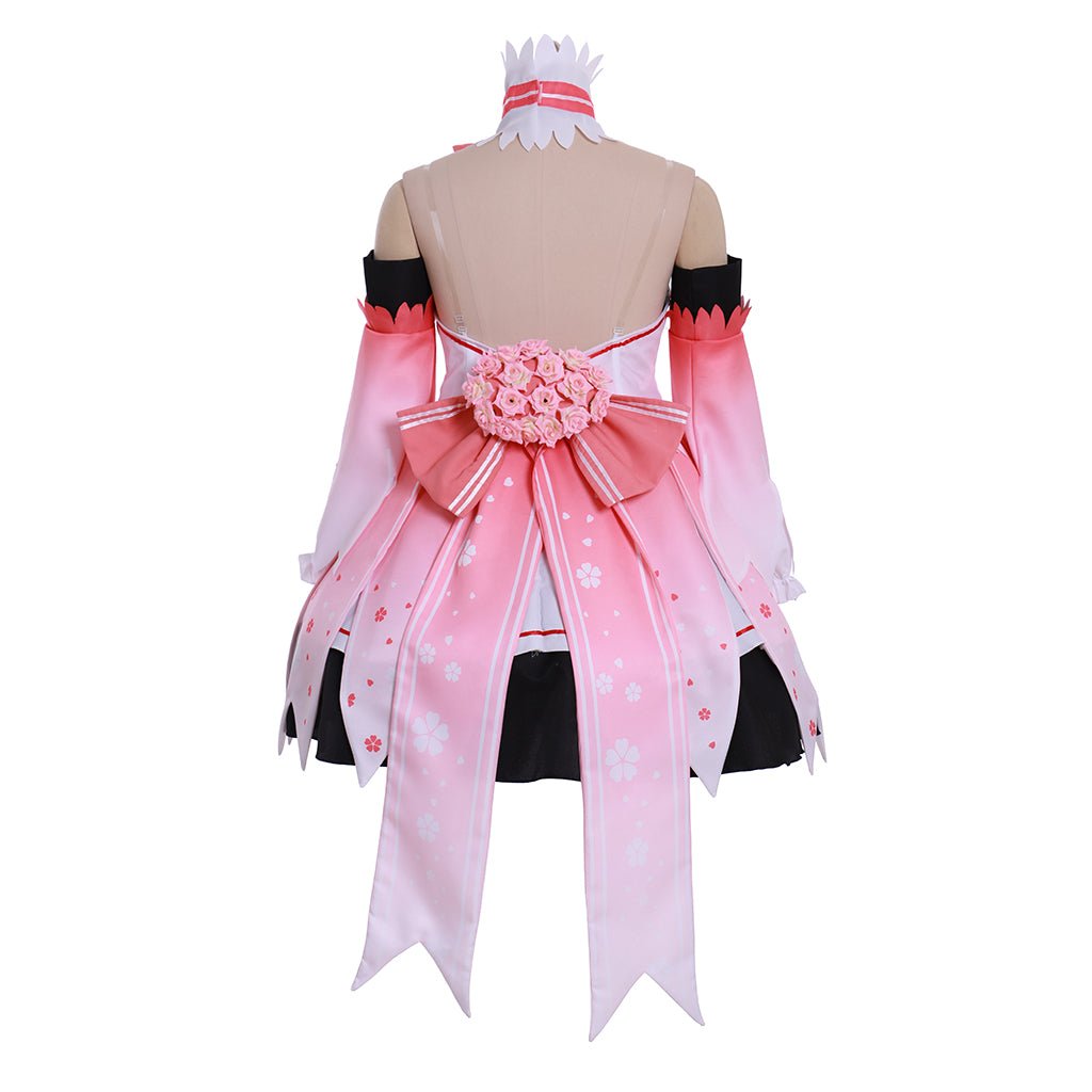 Costume Cosplay Vocaloid Hatsune Miku Sakura Miku Robe Rose