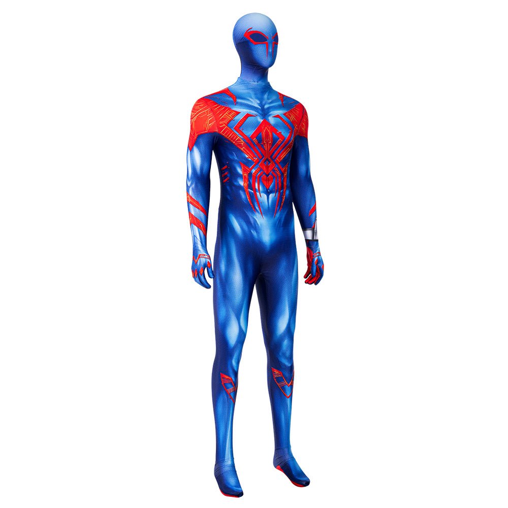 Combinaison Musclée Spiderman 2099 Améliorée - Costume Cosplay Futuriste pour Halloween et Conventions