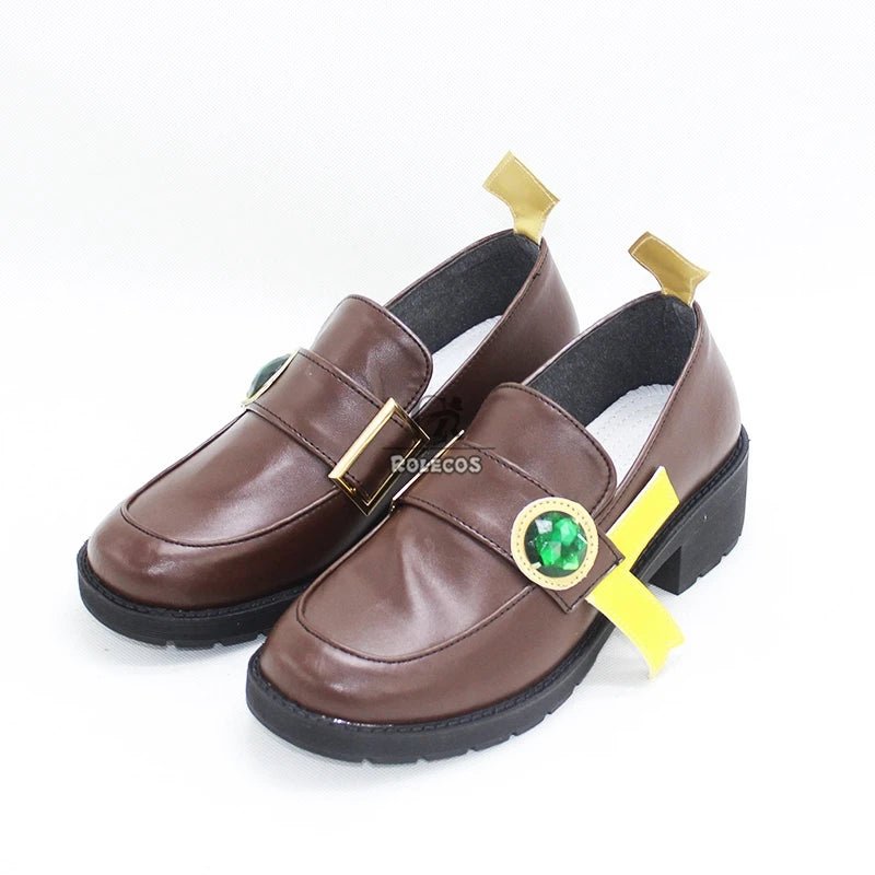 Chaussures Cosplay Venti Genshin Impact Barbatos en Cuir Hautes Talons pour Cosplay Halloween