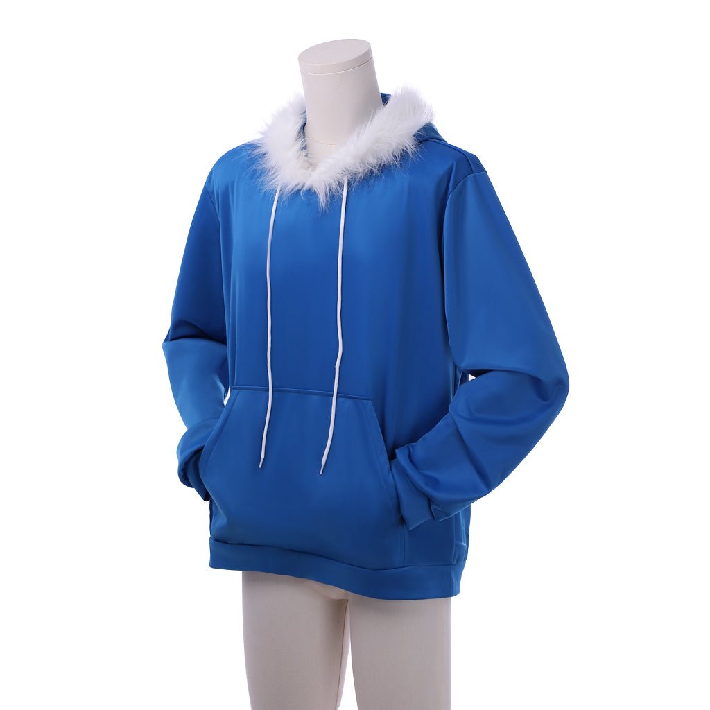Costume Cosplay Undertale Sans pour Hommes – Veste Bleu Tenue de Jeu