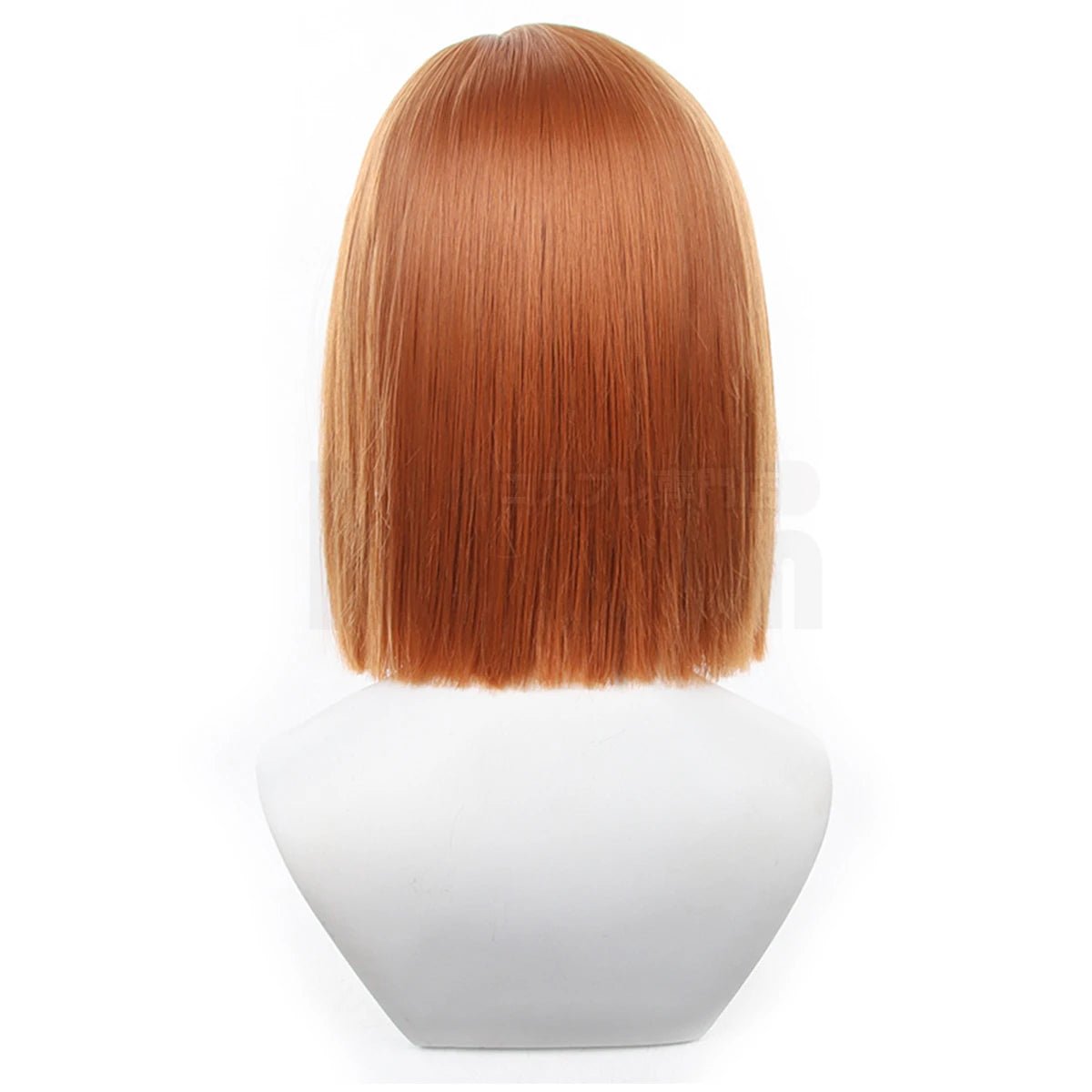 Perruque Cosplay Jujutsu Kaisen Nobara Kugisaki Fibre Synthétique Ajustable pour Fête Halloween Noël