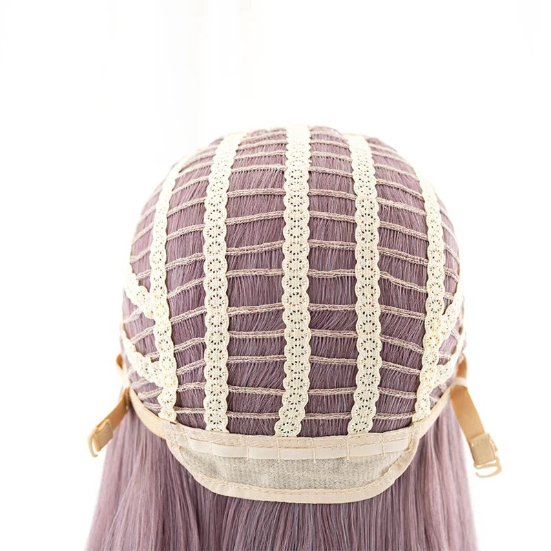 Perruque Cosplay Herta Honkai Star Rail 105cm Longue Droite Femme - Perruques Synthétiques Résistantes à la Chaleur