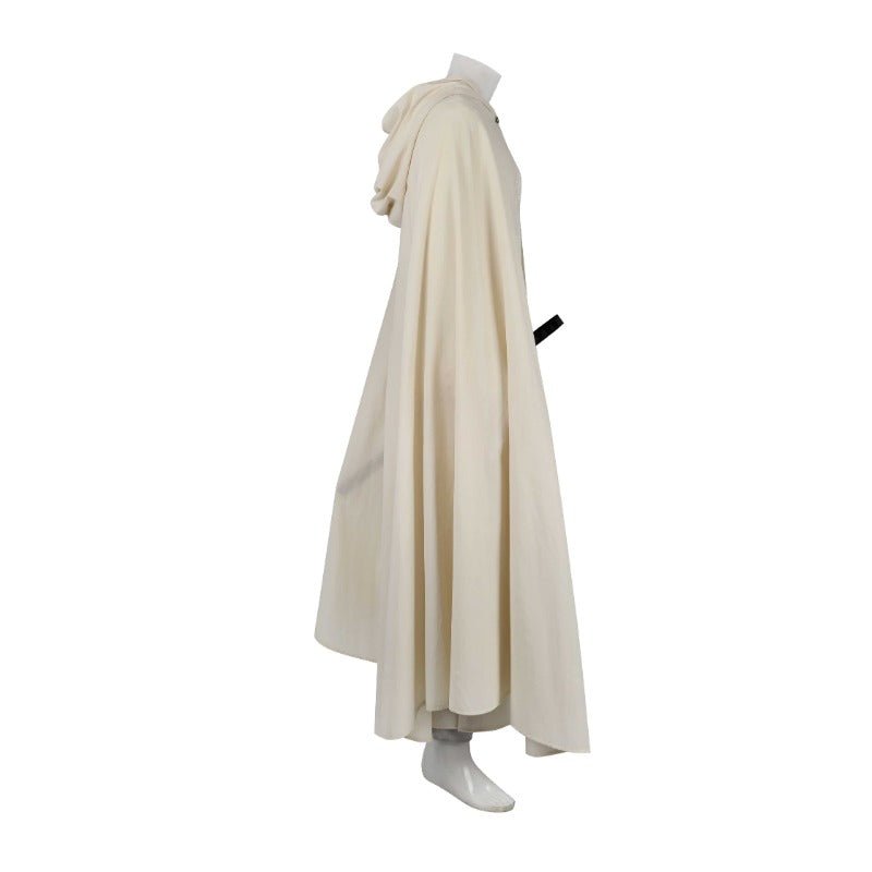 Costume Cosplay Gandalf le Blanc du Seigneur des Anneaux Complet avec Cape et Chaussures