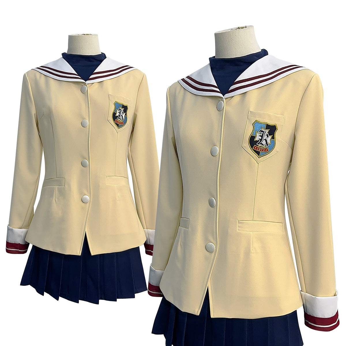 Costumes Cosplay CLANNAD Nagisa Furukawa et Kyou Fujibayashi