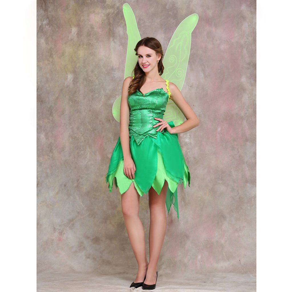 Costume de Cosplay Tinker Bell Série Disney | Tenue de Fée pour Halloween, Fêtes et Événements Cosplay