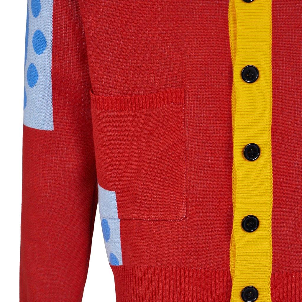 Pull Cosplay Luffy Pays de Wano | Cardigan Anime One Piece pour Adultes | Costume Halloween