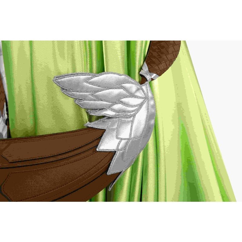 Costume Cosplay FF14 Nophica - Robe Longue Verte pour Halloween & Fêtes