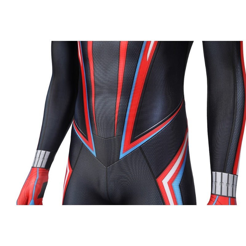 Combinaison à Capuche Miles Morales Spiderman 2099 Costume Cosplay pour Halloween et Fêtes