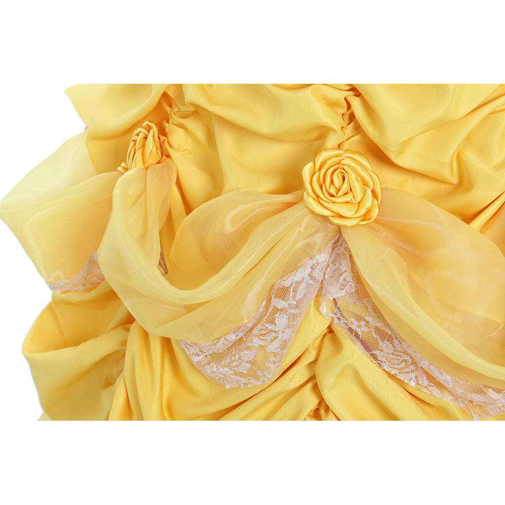 Costume Cosplay Belle - La Belle et la Bête | Robe Princesse Disney pour Halloween et Événements