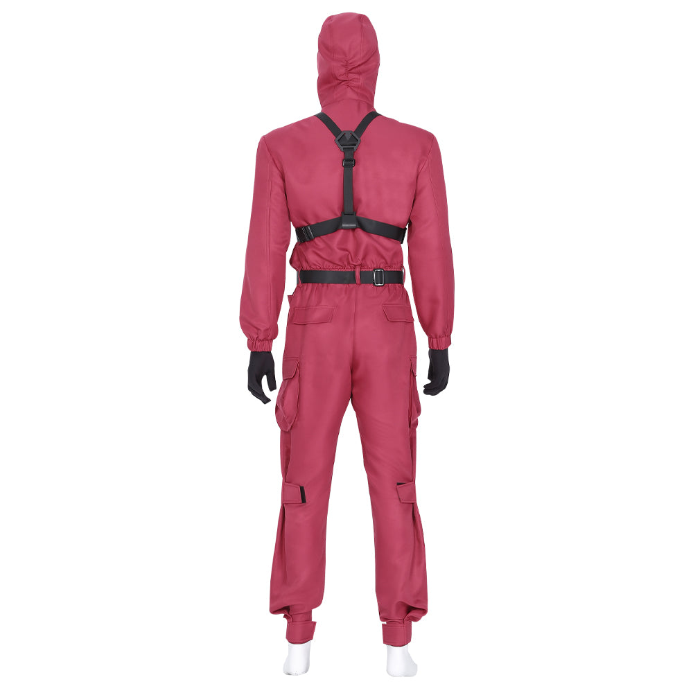 Costume Cosplay Uniforme de Travailleur Squid Game - Tenue Officielle de la Série TV Squid Game