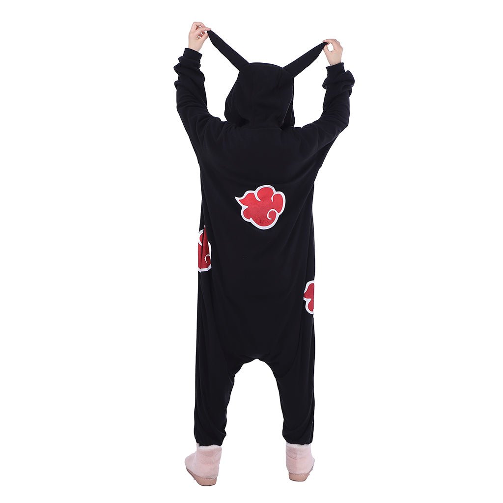 Pyjama Unisexe Anime Akatsuki Cloud en Polyester pour Cosplay, Carnaval et Halloween