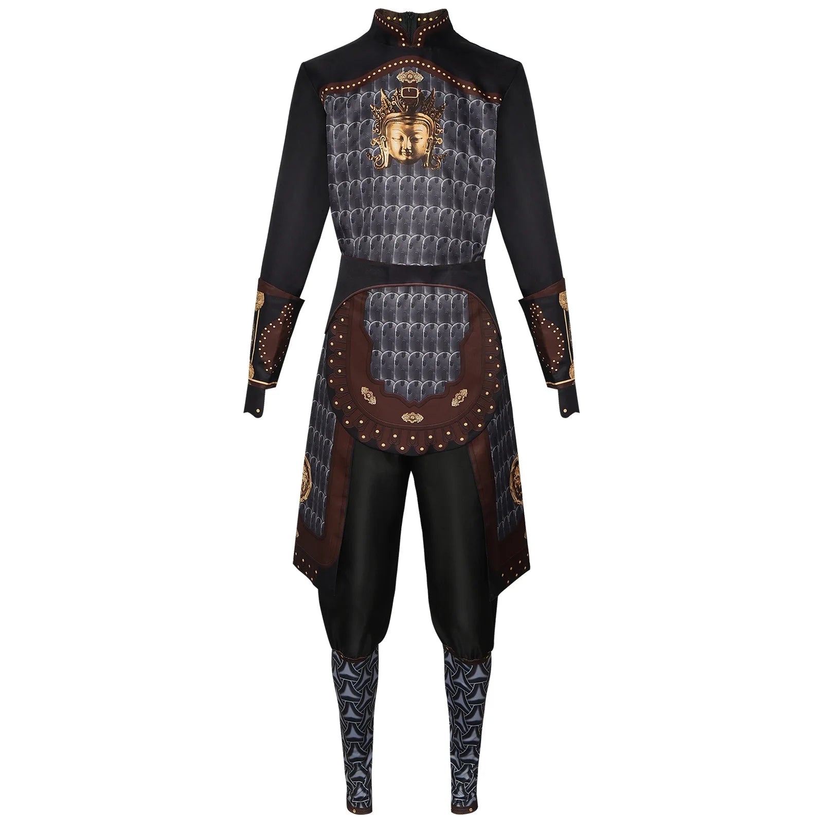 Costume Cosplay Erlang Shen – Combattant Yang Jian de Black Myth Wukong | Tenue de Jeu de Rôle pour Adulte