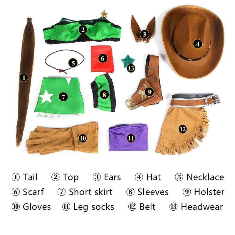 Costume Cosplay Uma Musume Pretty Derby Taiki Shuttle pour Fans - Tenue d'Halloween