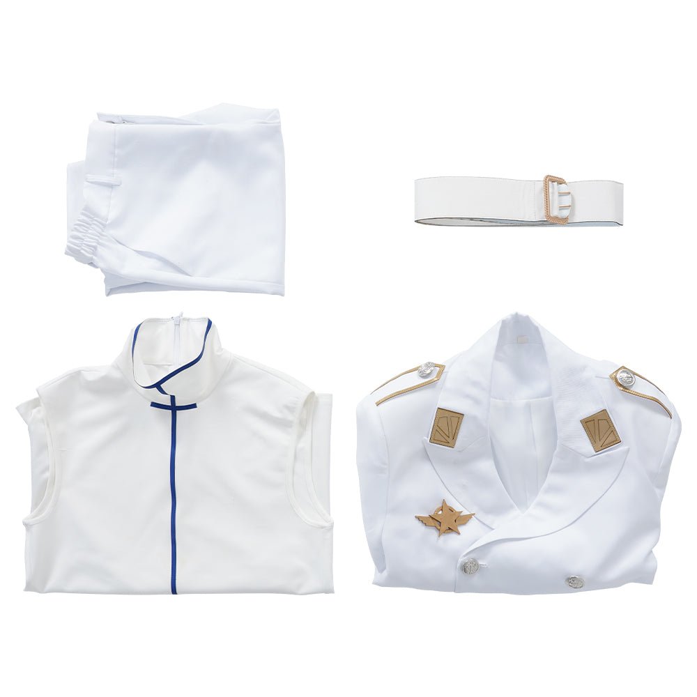 Costume Cosplay Quincy Ishida Uryuu Ginreigojiaku pour Homme - Uniforme de Fête Halloween Bleach