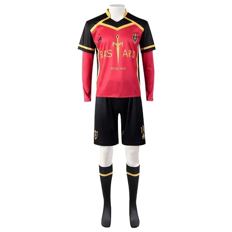 Maillot de Cosplay Blue Lock – Kaiser, Ness, Isagi, Kurona & Hiori Uniforme Football Bastard Munchen pour Fans d'Anime
