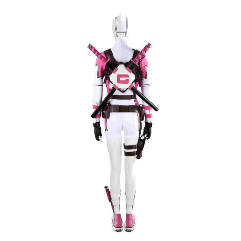 Costume Cosplay Gwenpool Comics Gwen Poole Halloween pour Femmes