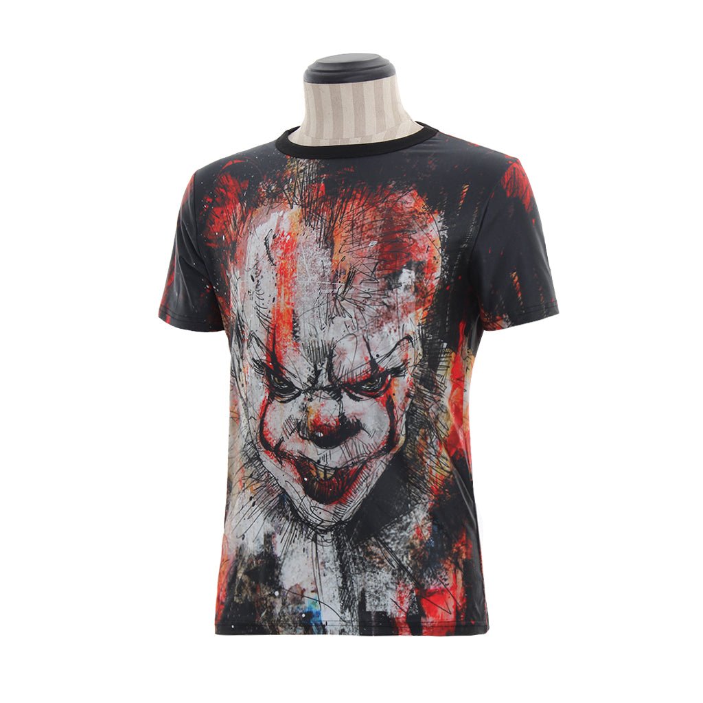 T-shirt à manches courtes Pennywise - It: Chapitre Un - Costume Cosplay