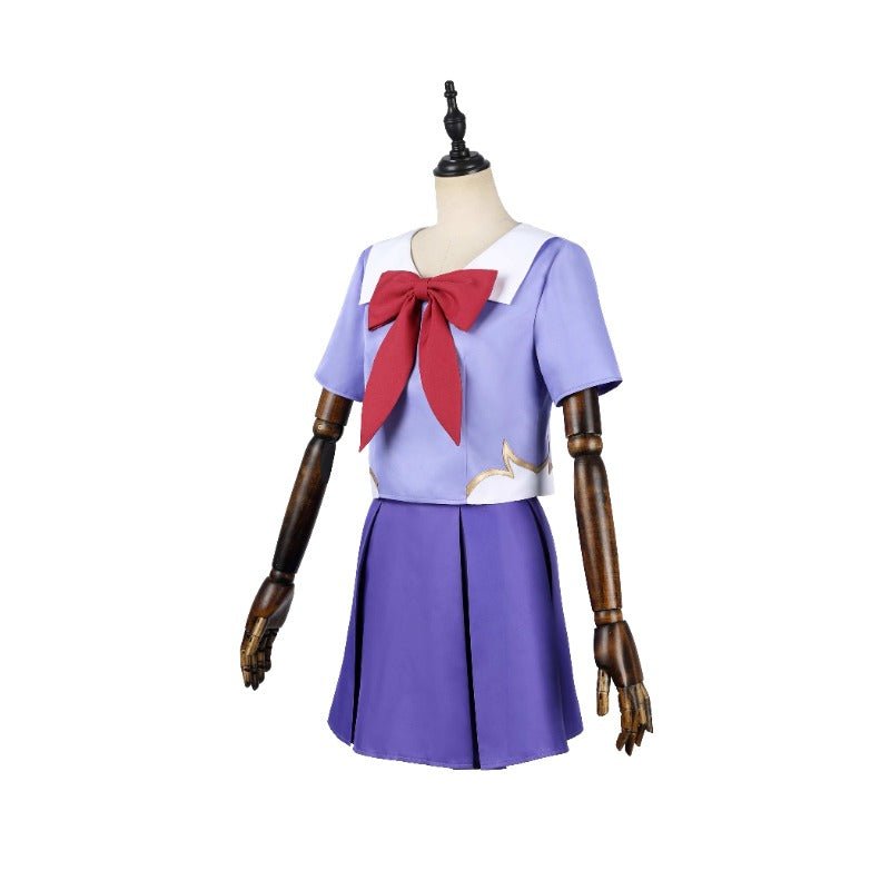Costume Cosplay Gasai Yuno Mirai Nikki Uniforme JK Violet Sailor pour Fans d'Anime