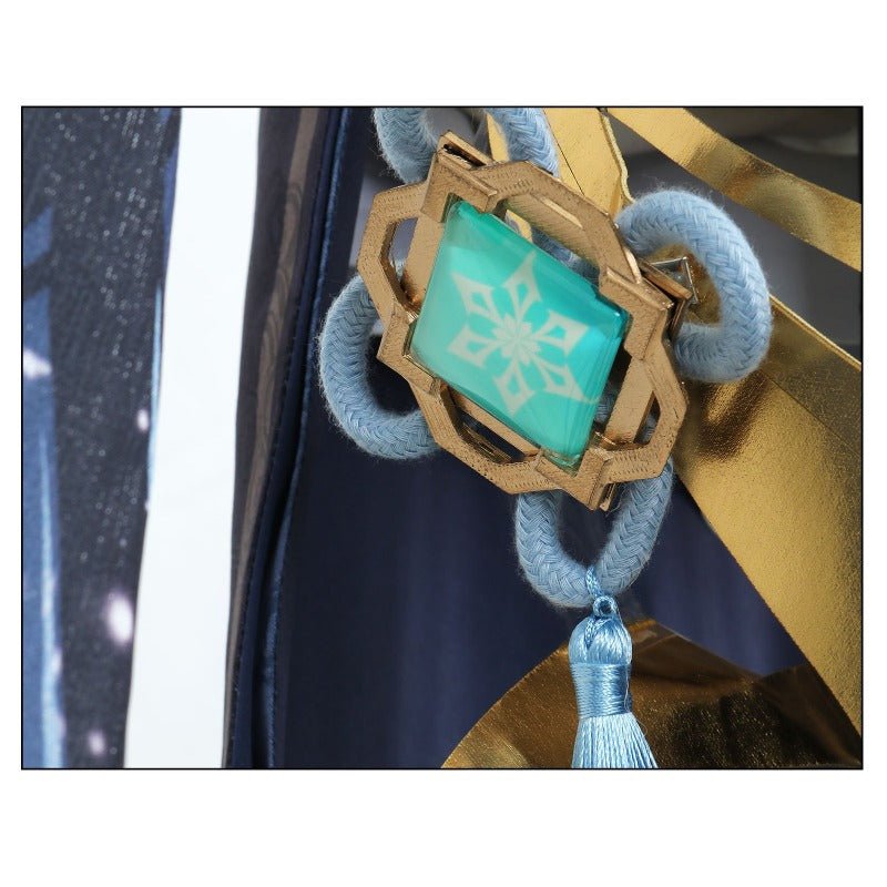 Costume Cosplay Genshin Impact Shenhe Fleur Froide, Rosée Cachée – Élégante Tenue LNY