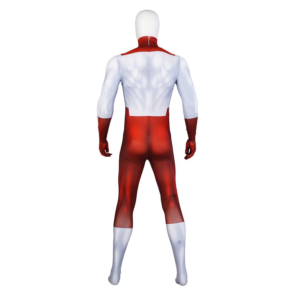Costume Cosplay Omni-Man Nolan Grayson Combinaison Super Héros avec Cape