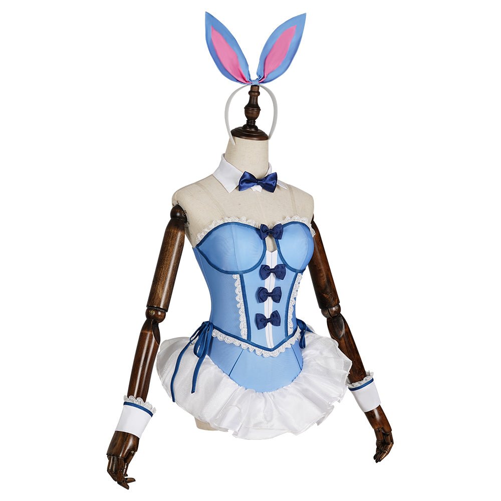 Costume Cosplay Fille Lapin Bleu pour Halloween et Fêtes