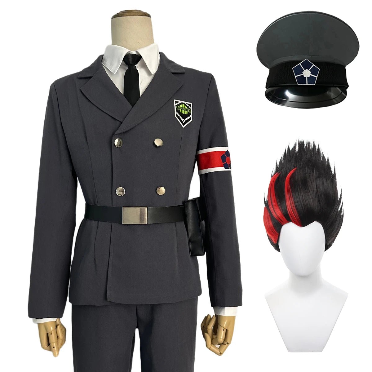 Costume Cosplay Gardiens de l'Exposition Blue Lock Rin Itoshi Isagi Bachira Nagi Chigiri Reo Barou Kunigami avec Perruque et Filet Rose