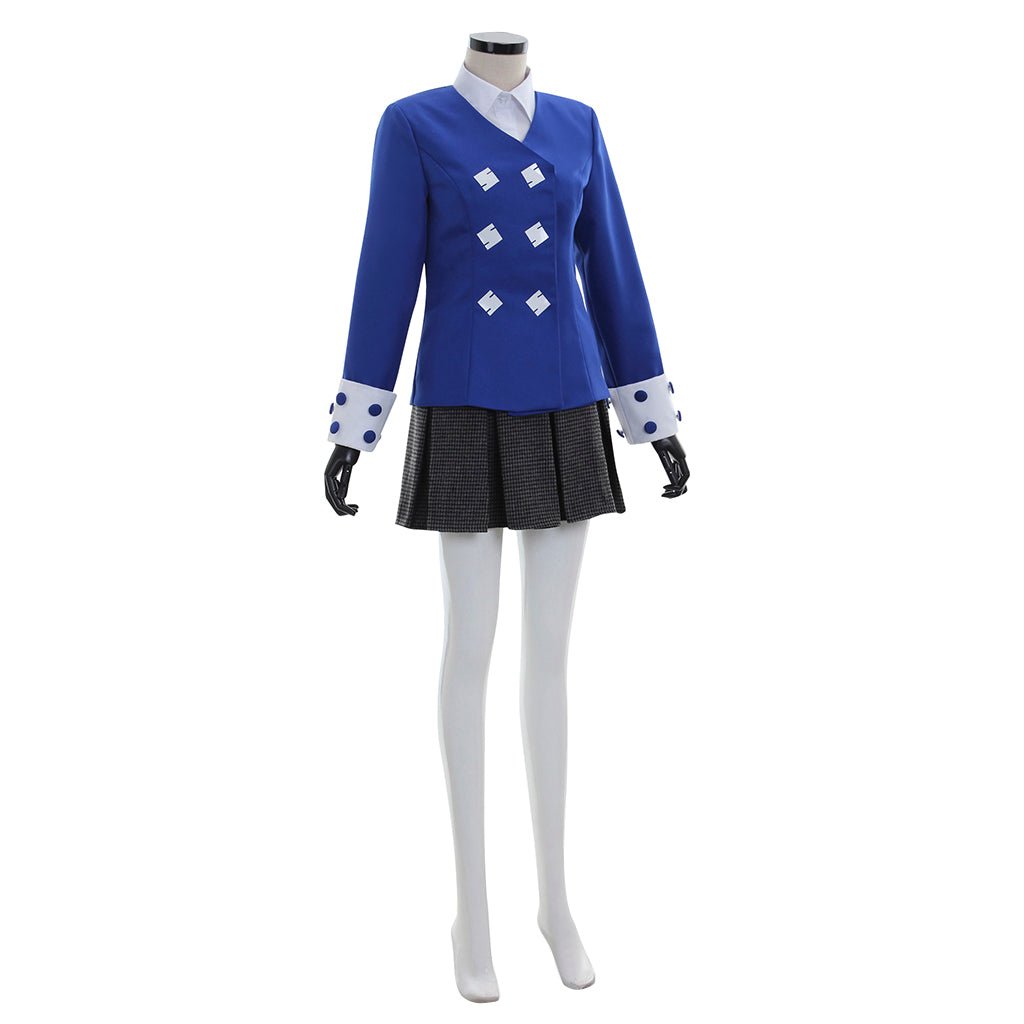 Costume de Carnaval Bleu Veste Robe pour Femmes Adultes pour Halloween et Fêtes à Thème