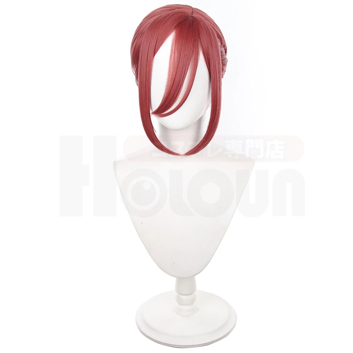 Perruque Cosplay Chigiri Blue Lock Tresse Style Rose Réseau Fibre Synthétique Taille Ajustable Déguisement Fête