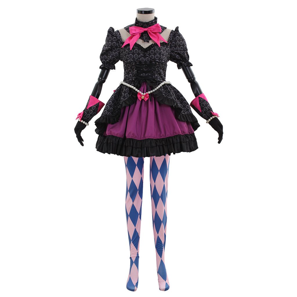 Costume Cosplay Hana Song Officier Noir pour Femmes - Costume D.Va d'Overwatch