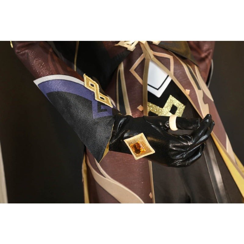 Costume Cosplay Genshin Impact Zhongli Complet pour Fête Halloween