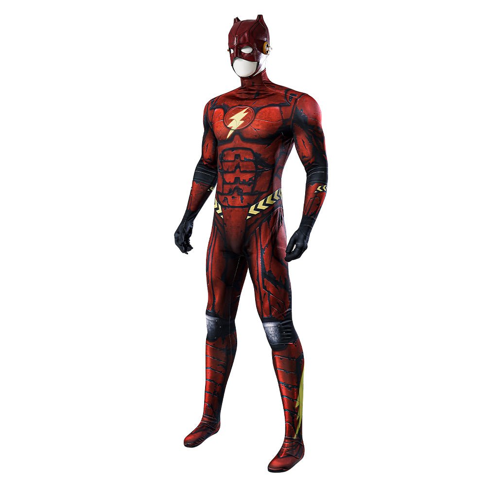 Combinaison Zentai The Flash avec Cagoule - Costume Cosplay Homme