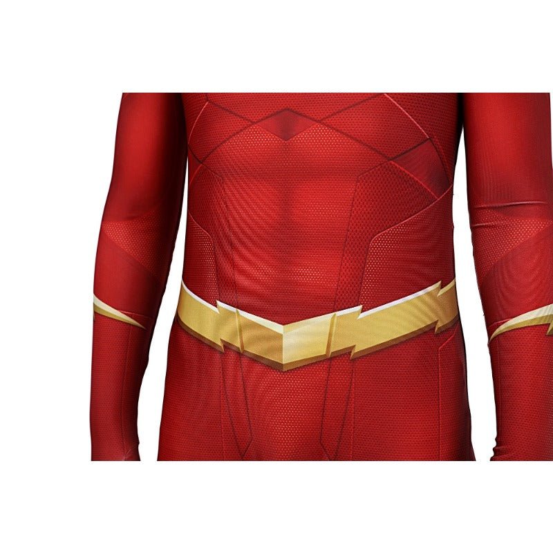 Costume Cosplay Barry Allen Saison 5 The Flash Combinaison Masque Impression 3D Ensemble Complet