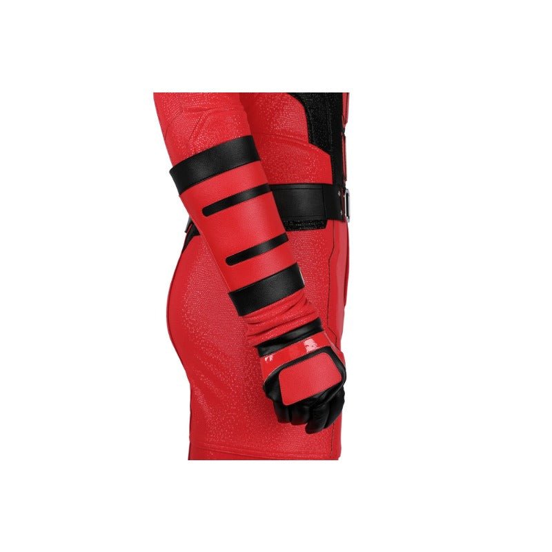 Costume Cosplay Daredevil en Cuir Rouge - Tenue de Combat de Matt Murdock - Ensemble Complet