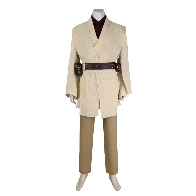 Costume Cosplay Obi-Wan Kenobi Robe Complète pour Halloween et Fêtes