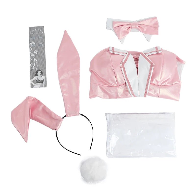 Costume Fille Lapin Mars 7 Honkai Star Rail Femmes - Combinaison Rose Cosplay